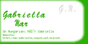 gabriella mar business card